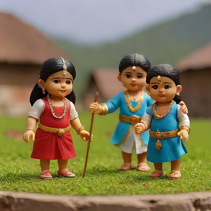 3D cartoon character art